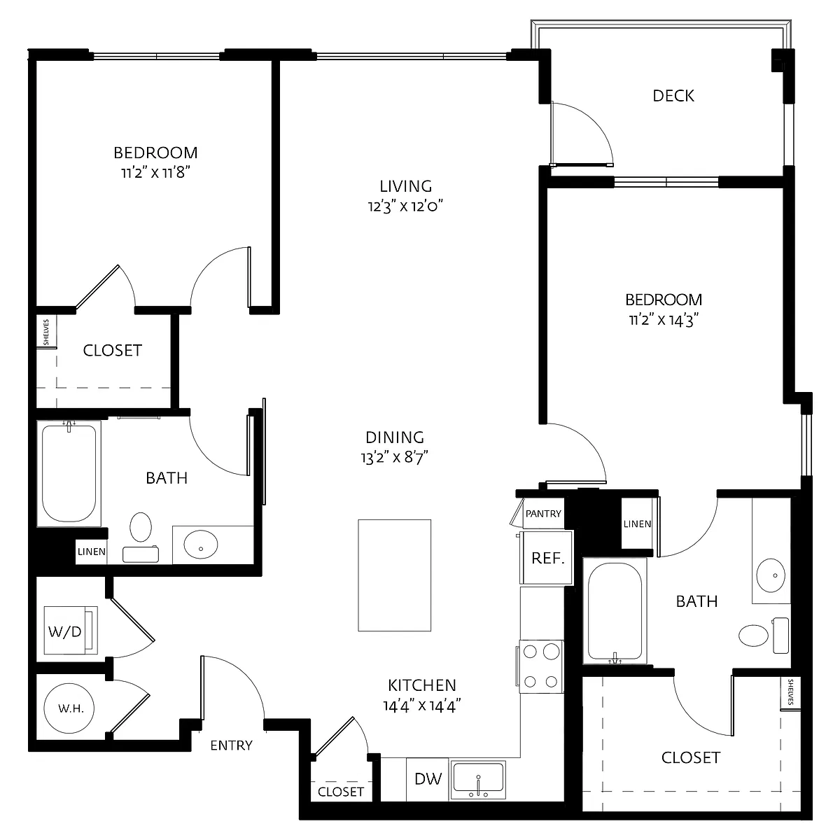 Floor plan B8