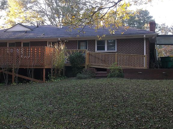 Rear view of deck and ramp