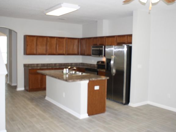 Open kitchen with stainless