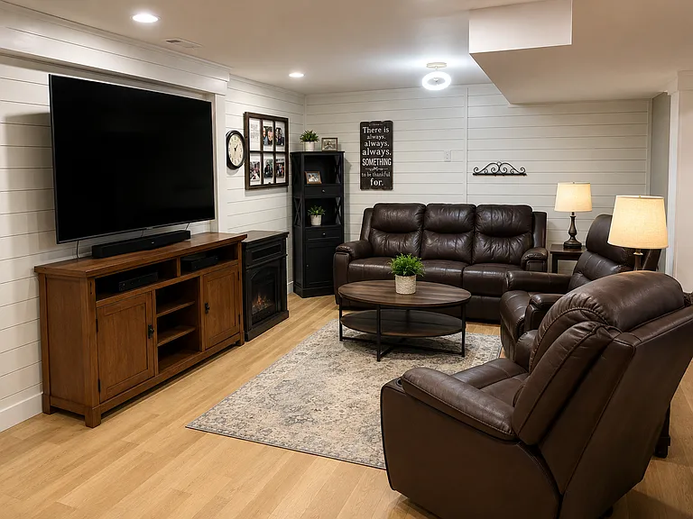 Downstairs living room