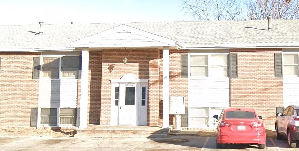 Front of the apartment complex