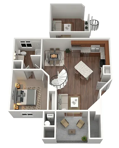 Floor plan Annapolis Loft