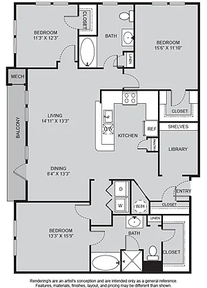 Floor plan C1S