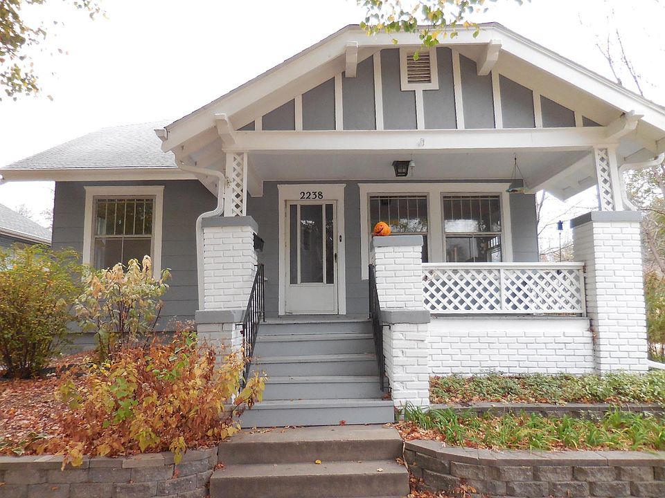 Corner property with porch