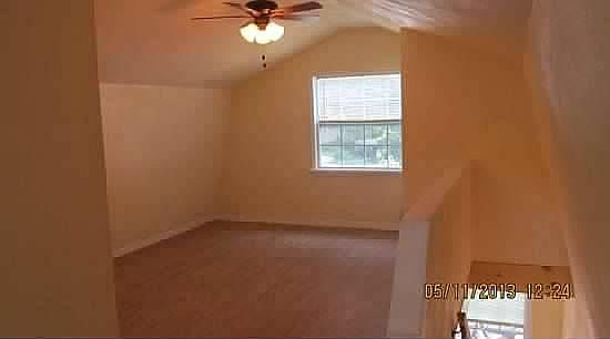 Large bedroom with walk in closet