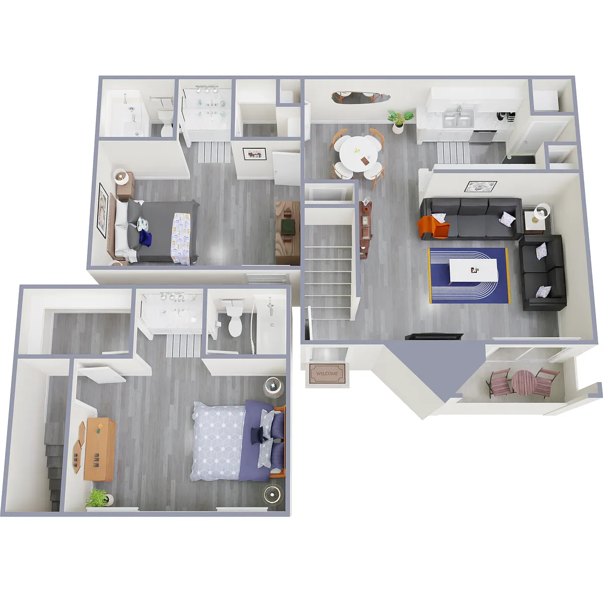 Floor plan B2i