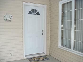 Welcoming covered front porch