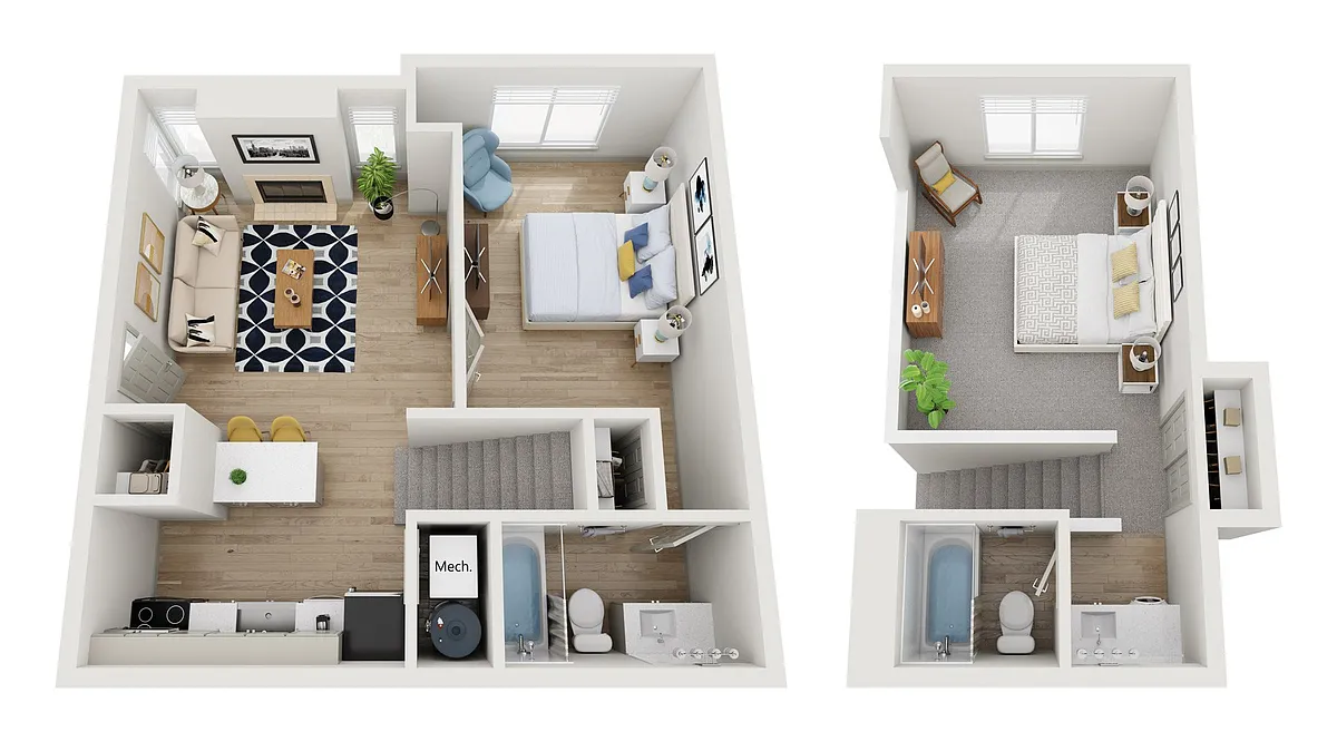 Floor plan The Evergreen: INCOME-RESTRICTED