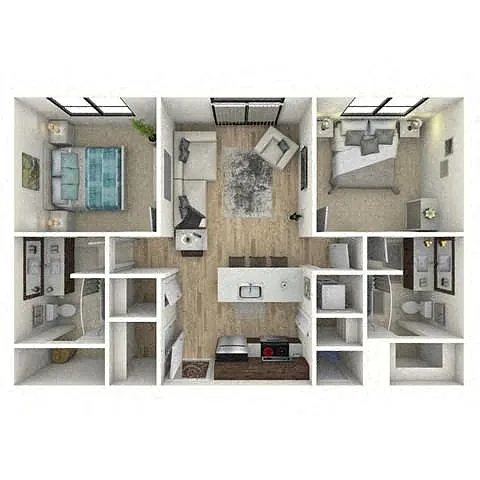 Floor plan 2 Bedroom