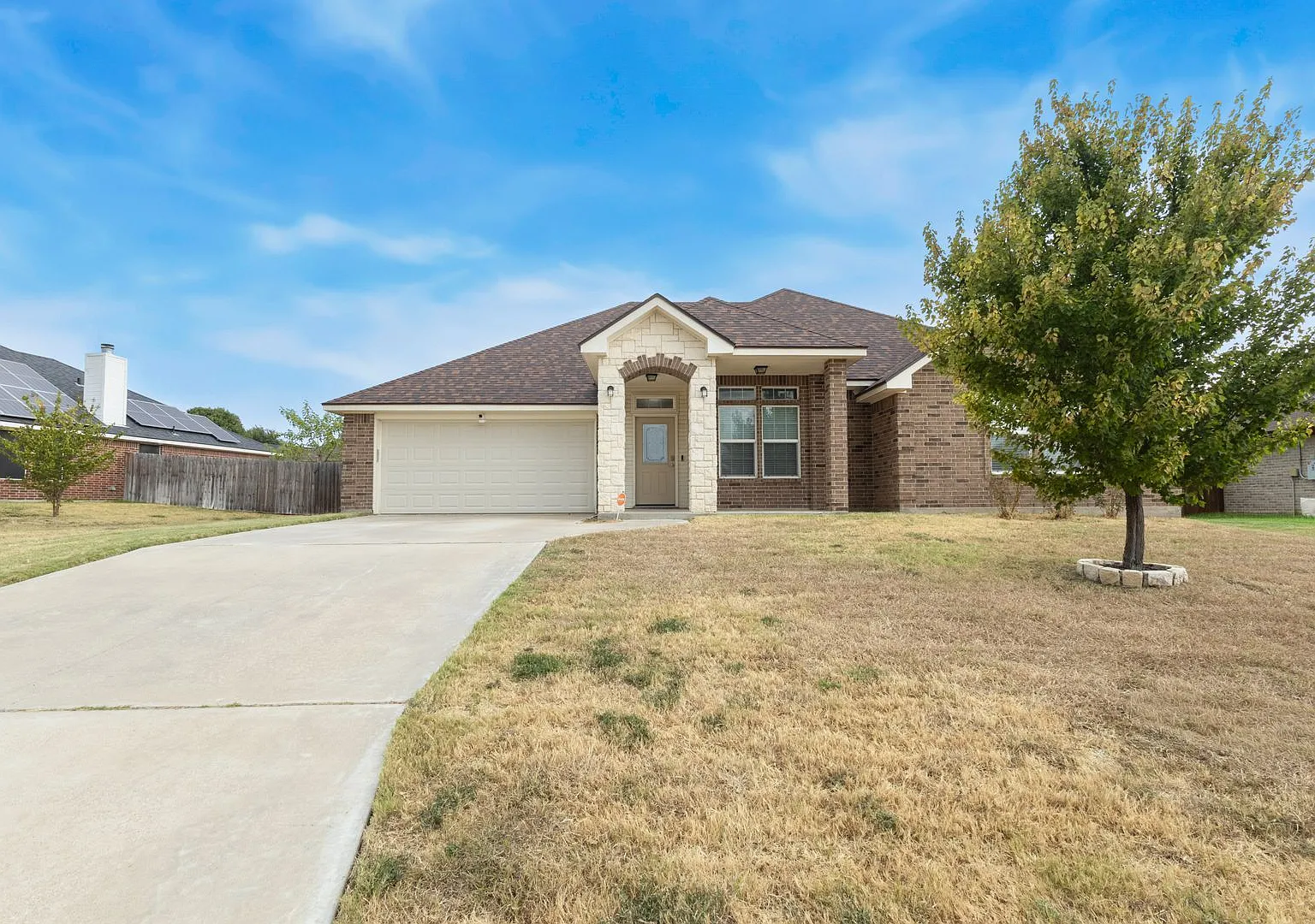Spacious Nolanville Home with Office, Solar Panels & Fireplace — Photo 1