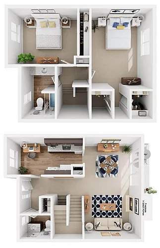 Floor plan Boise (Townhome)