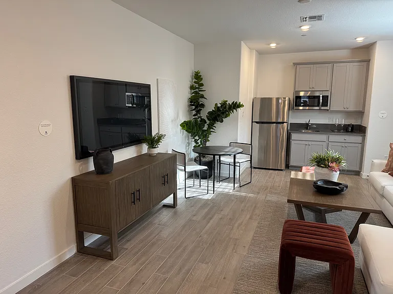 This photo is only to show what the unit could look like when furnished by tenant.