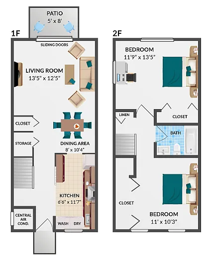 Floor plan B2THR