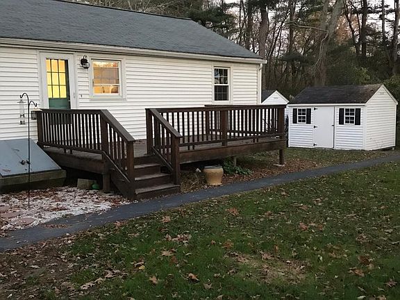 large deck and private storage