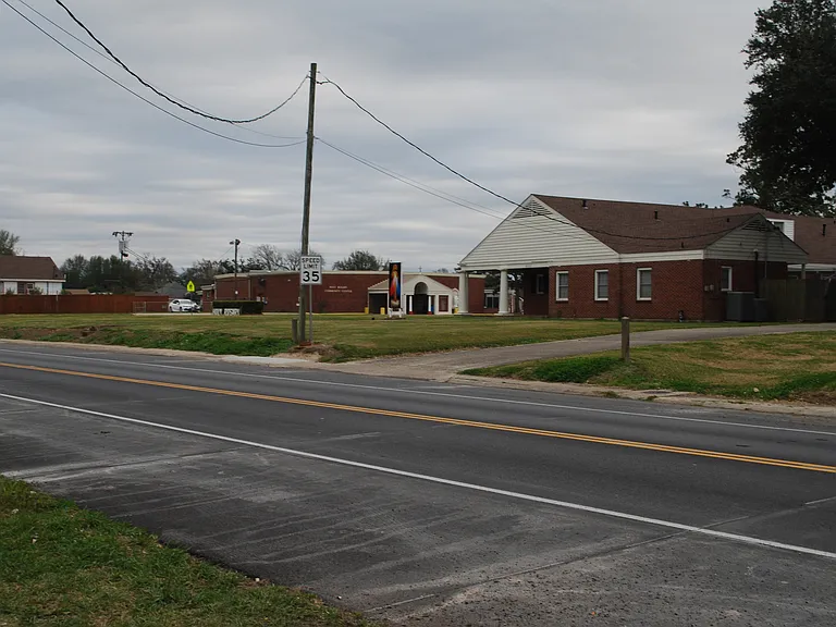 Holy Rosary Church, right across the street.
