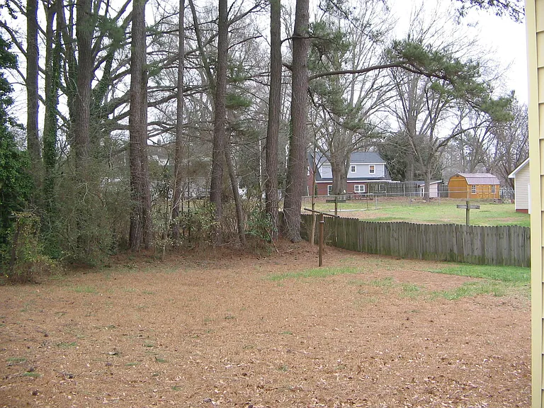 Back yard private