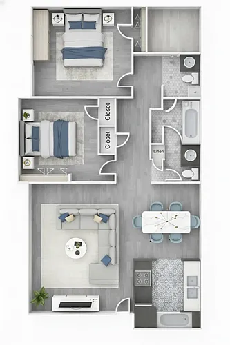 Floor plan The Graduate