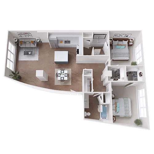 Floor plan B7LR