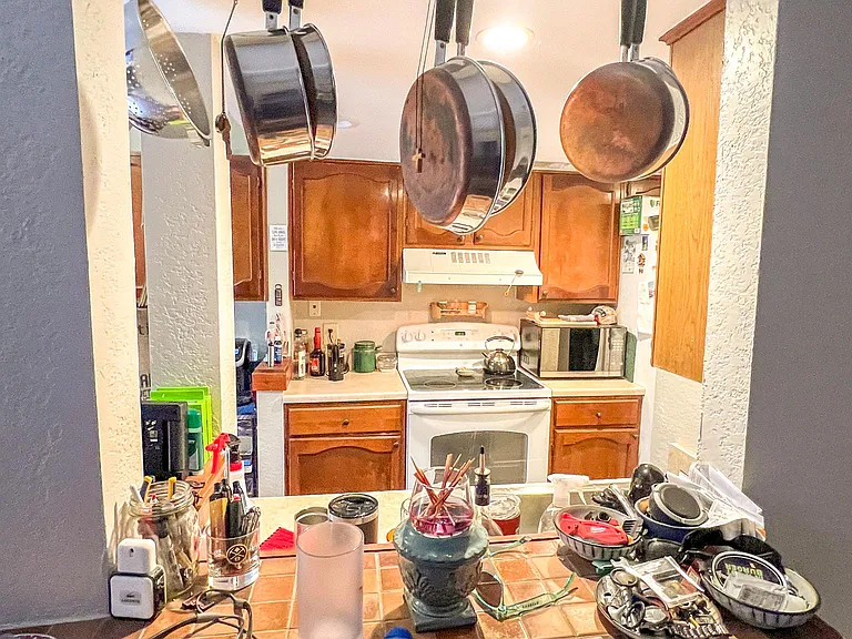 Kitchen view from living room