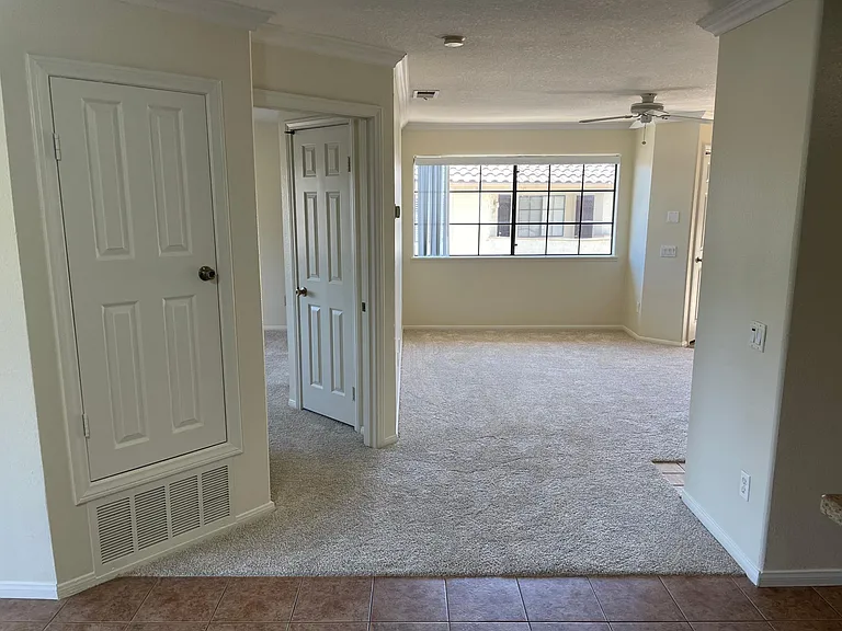 Living room and master bed entrance
