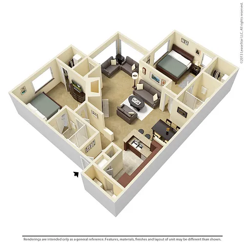 Floor plan B3
