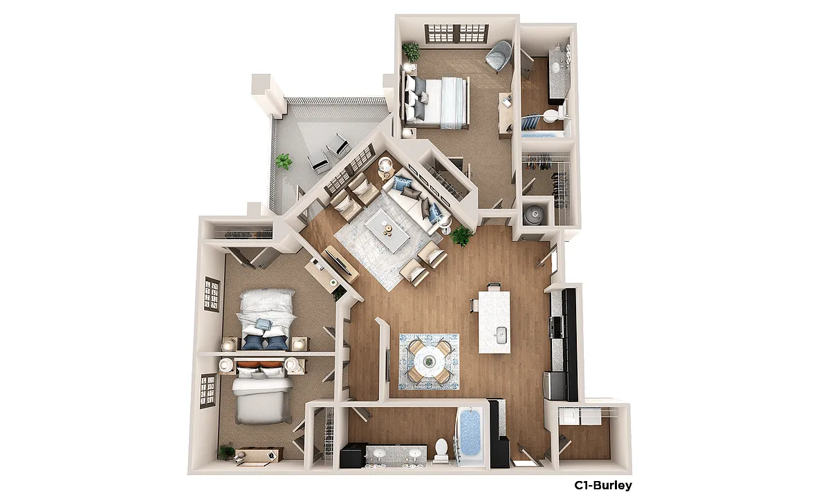 Floor plan Burley