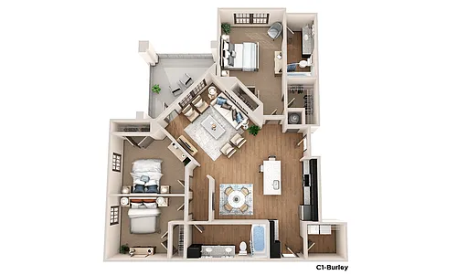 Floor plan Burley