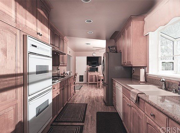 Remodeled Kitchen features a Garden Window