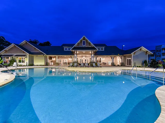 Resort-Style Pool and Covered Gathering Area