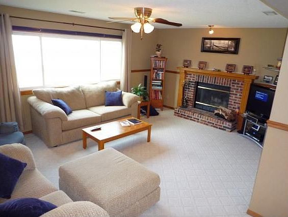 Living Room with Fireplace
