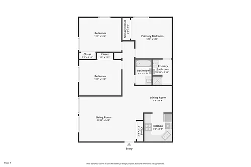 Floor plan 3 Bedroom