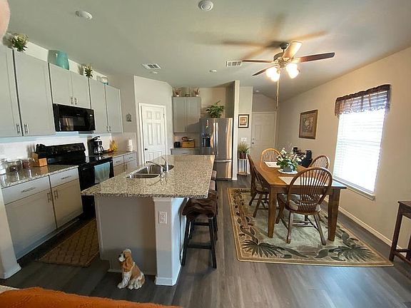 Kitchen and dining area