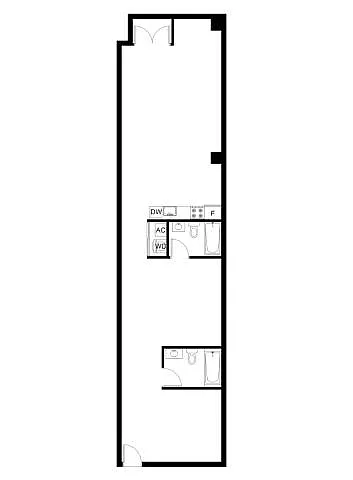 Floor plan 2 Bedroom 2 Bath