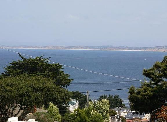 Ocean View Close up from Fountain Patio