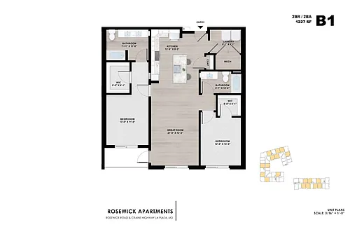 Floor plan B1