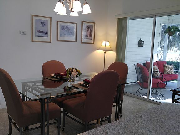 DR view of lanai and trees