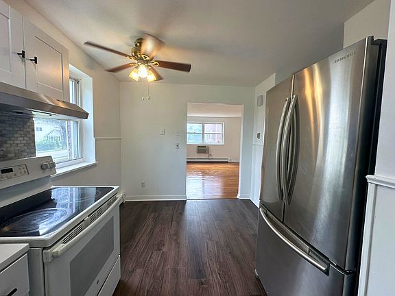 Kitchen view to living room.