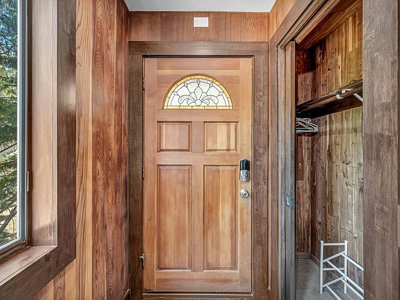 Front entry door of building