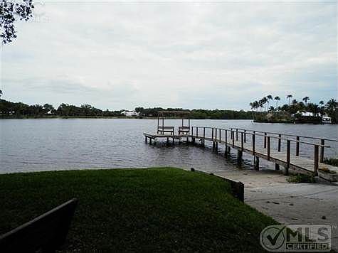1/20th interest is private dock at end of street on the Caloosahatchee River.