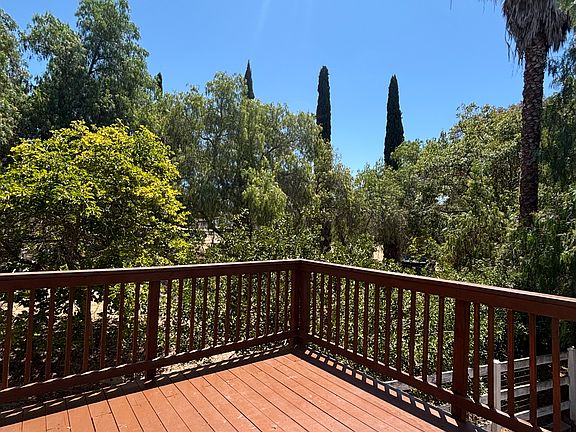 New 12' x 12' Deck with plenty of room for patio set and umbrella and / or lounge chair