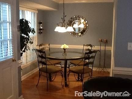 Open dining room