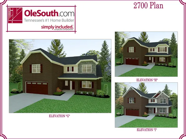 2700 Elevation GHI Plan, Rookers Bend