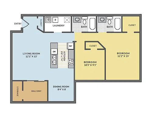 Floor plan Clifton Renovated