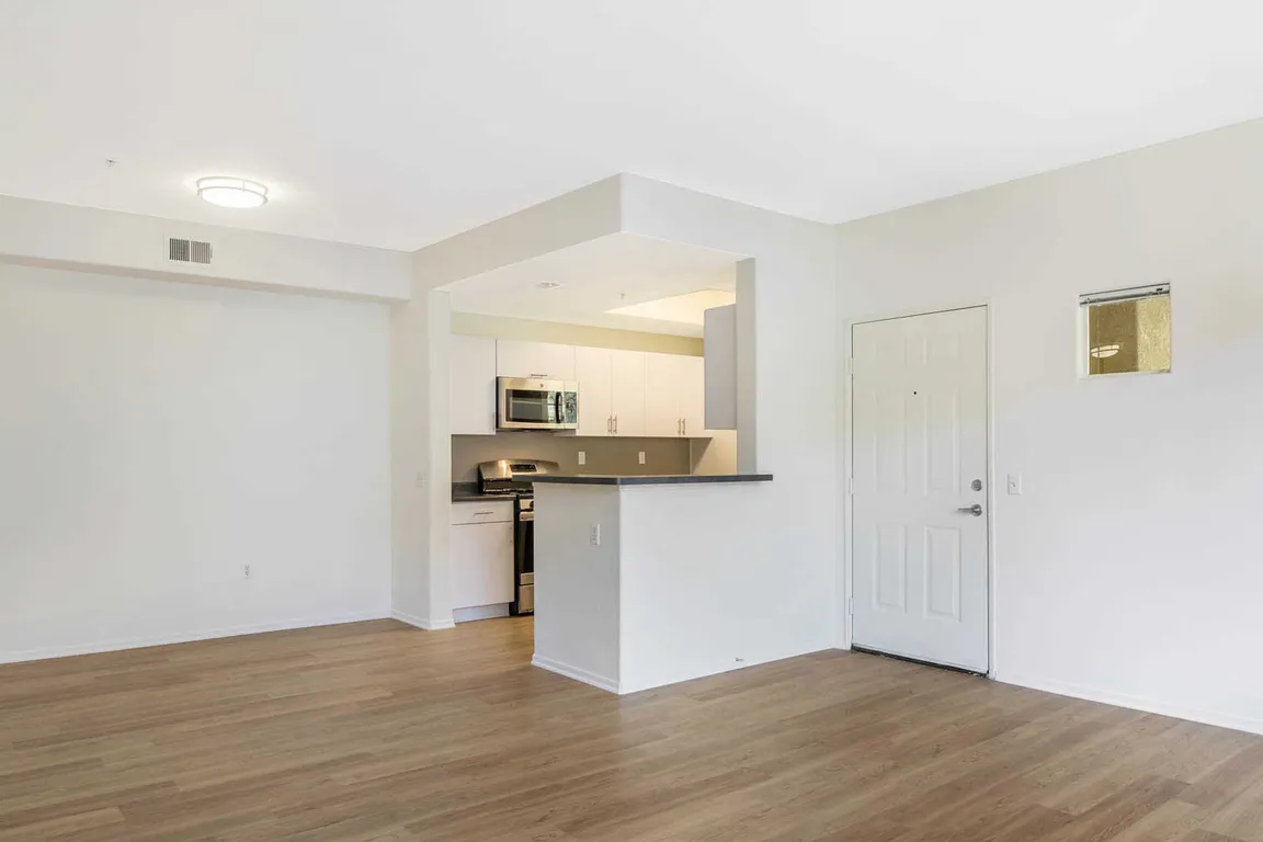Kitchen and Dining Room with Hard Surface Flooring