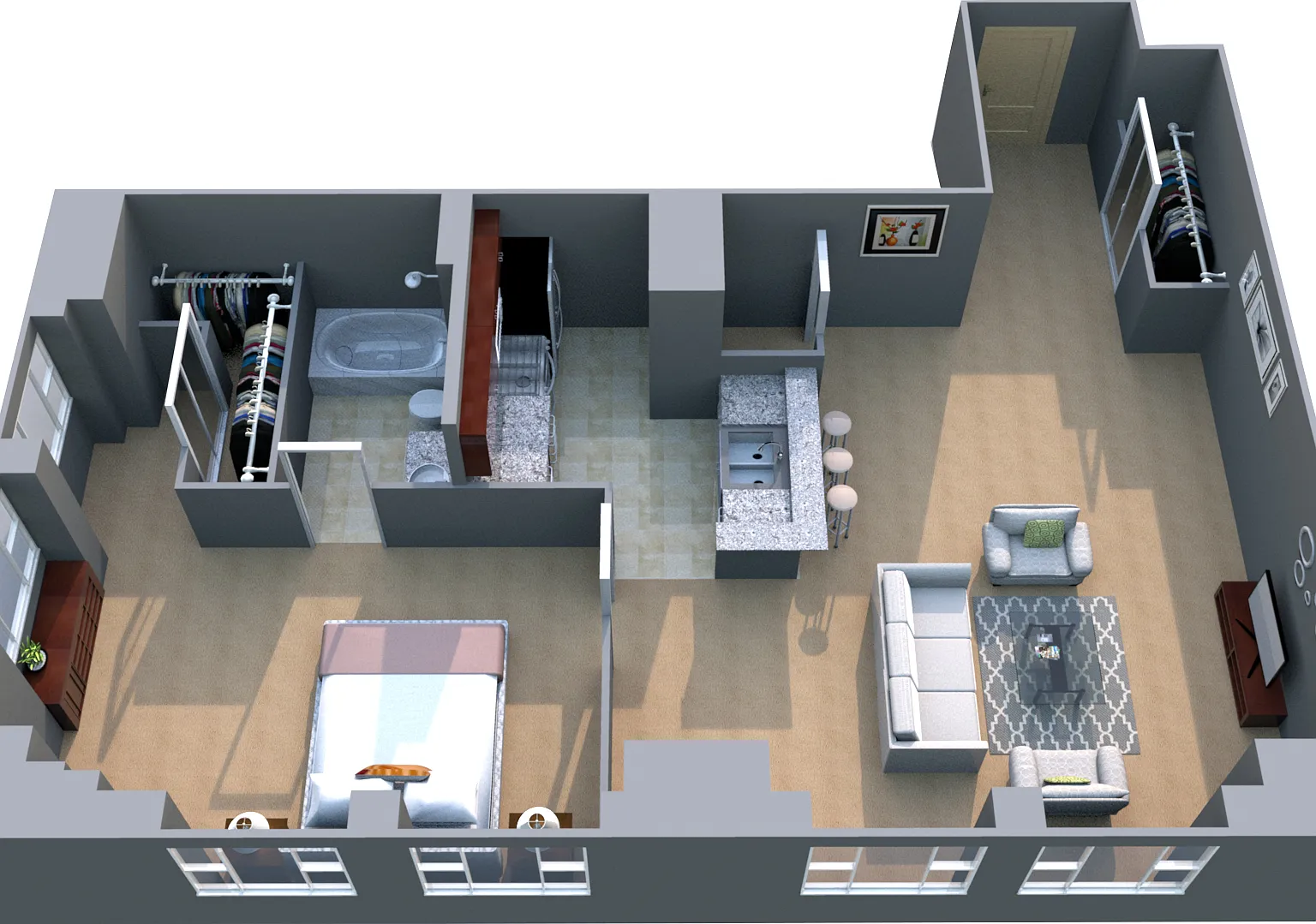 The Apartments at Charles Plaza — Photo 4
