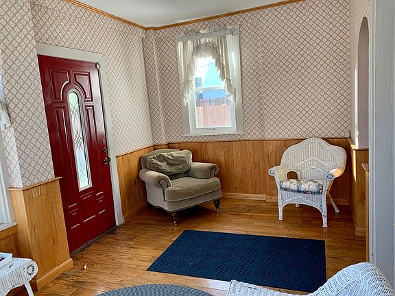 Back entrance; sunroom