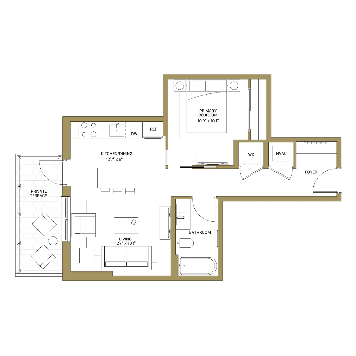 Floor plan A1A