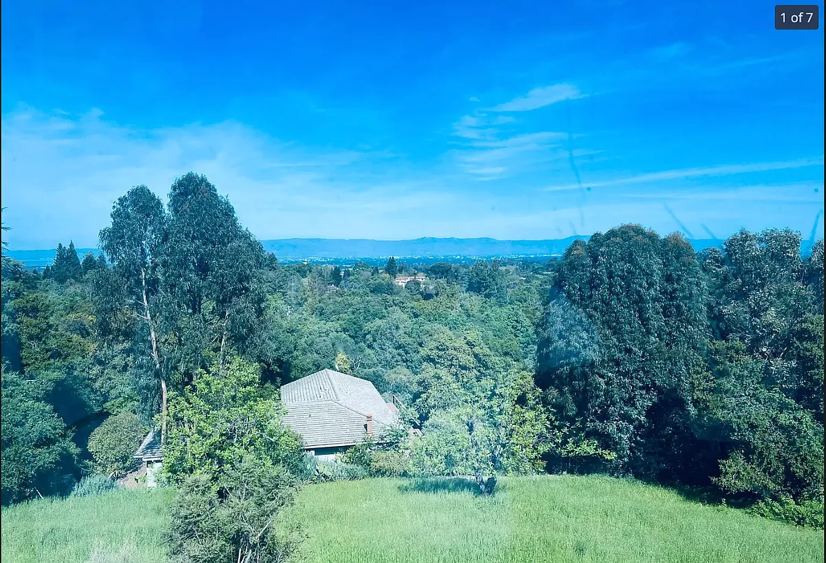 Panoramic view of San Francisco Bay and mountains. This house is located in Palo Alto Unified School District, one of the best in the nation. - 27478 Black Mountain Rd