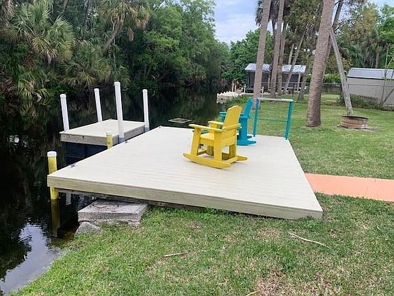 Personal Canal Dock and Floating Boat/Kayak Platform