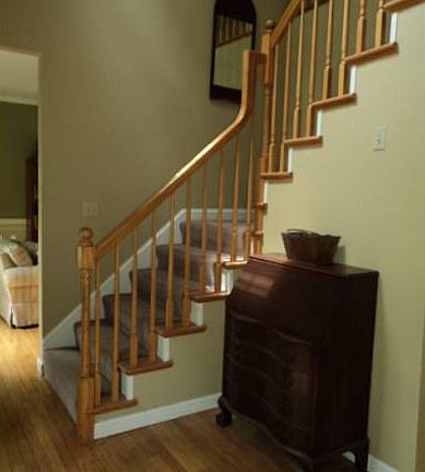 Open Rail Oak Staircase